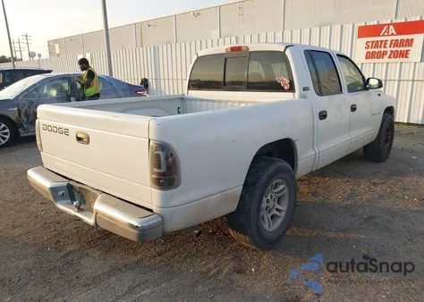 2001 Dodge Dakota Slt/Sport из США, поврежденный, VIN 1B7GL2AXX1S138938